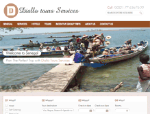 Tablet Screenshot of diallotours.com